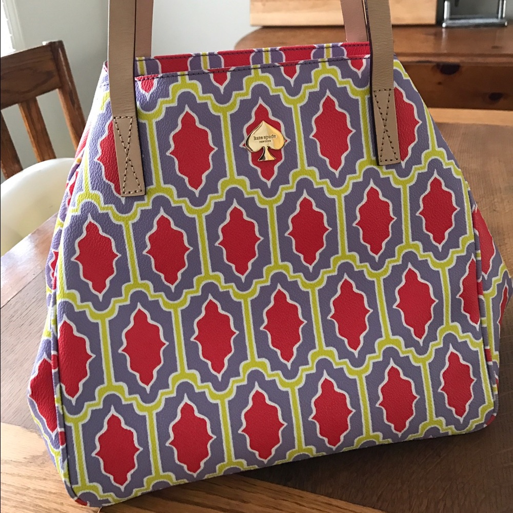Kate spade cabana tile purse