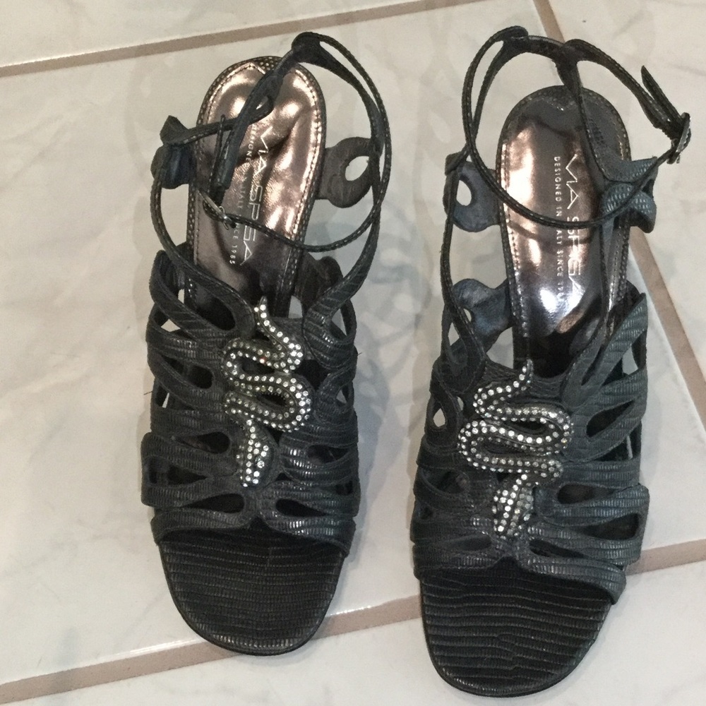 Via Spiga crystal snake sandals sexy