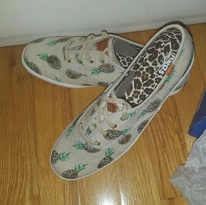 Keds Champion Fruity Animals in Cheetah Pineapple