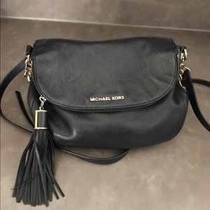 MK black cross body purse
