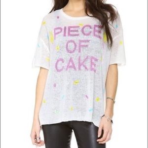 Wildfox Couture White Label Piece of Cake Sweater