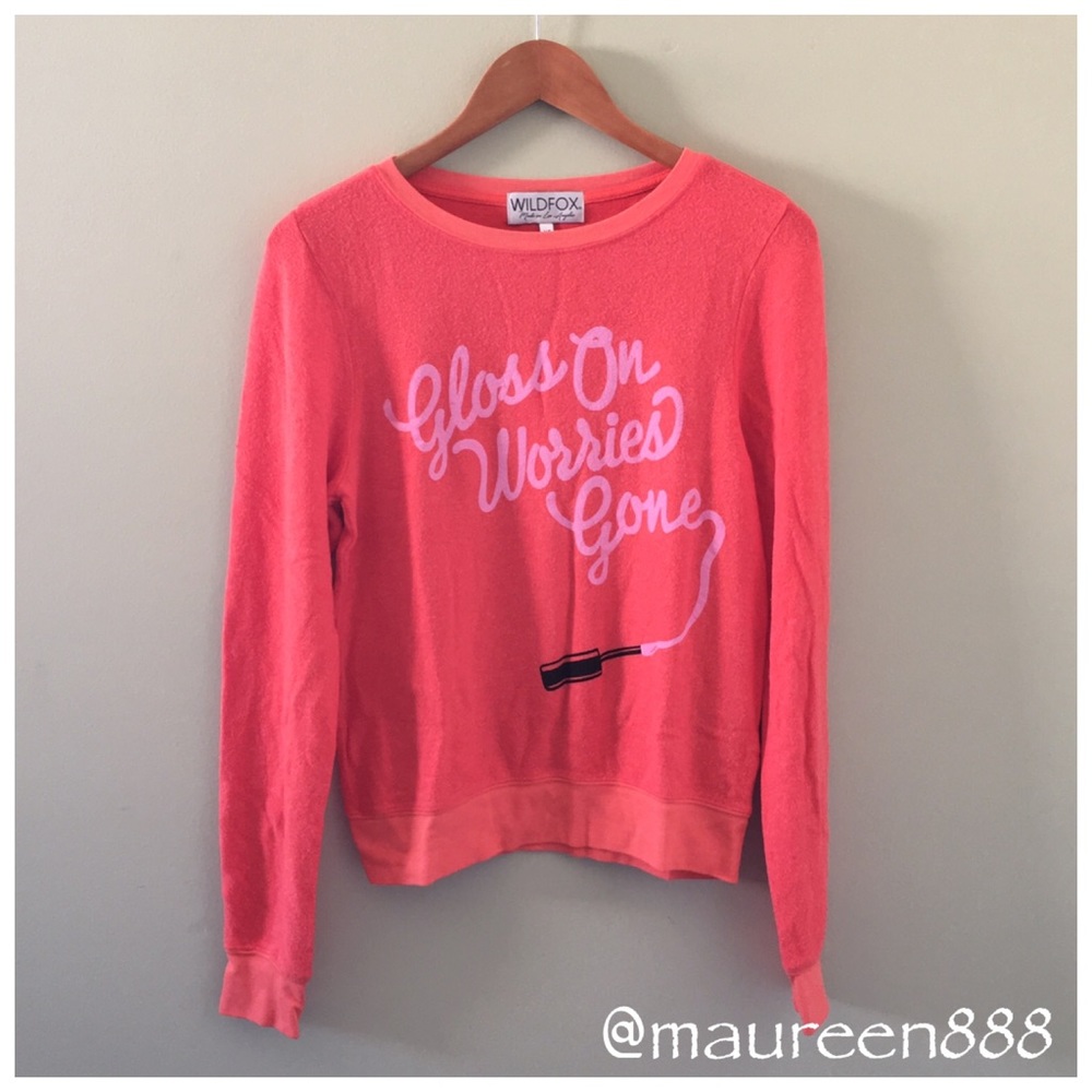 Wildfox® Worries Gone || Baggy Beach Jumper [red]