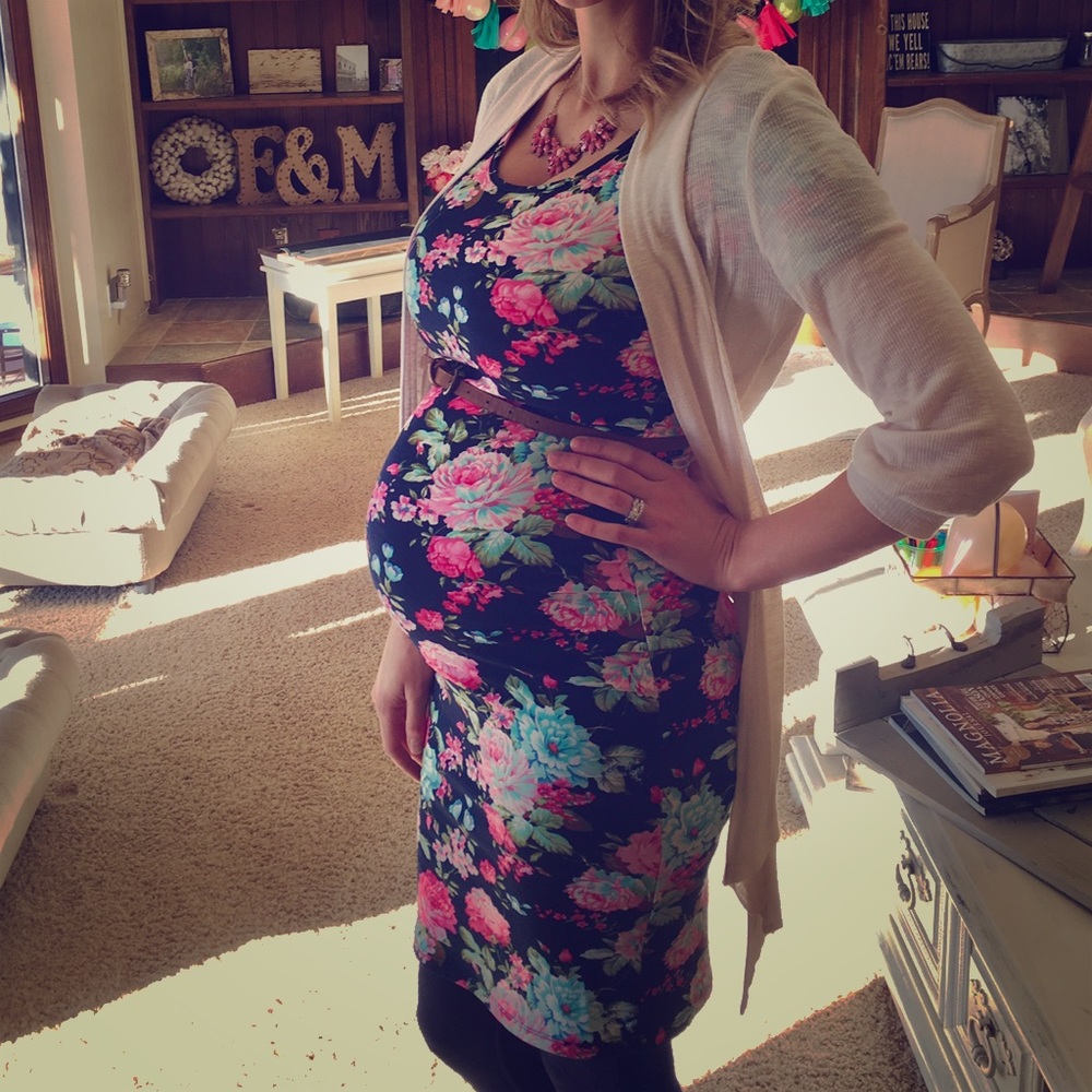 Beautiful Floral Print Boutique Dress