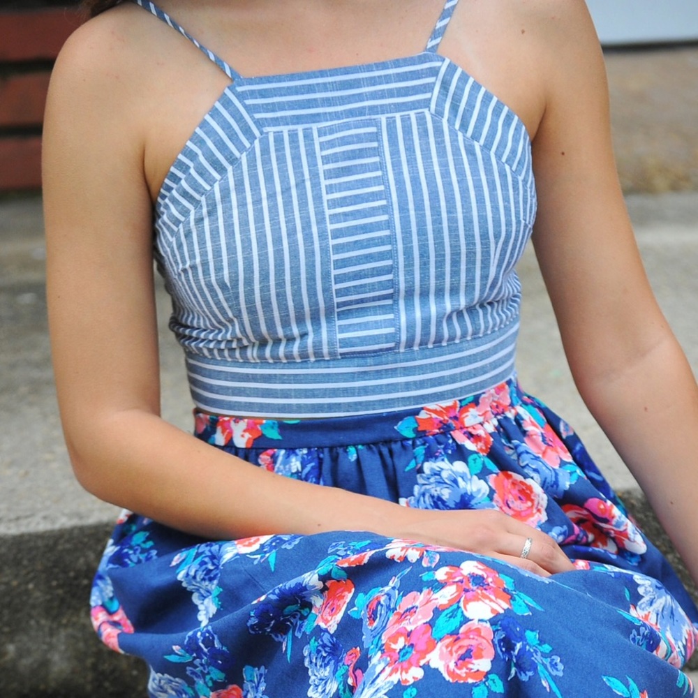 ❤️SOLD❤️ Striped Crop Top