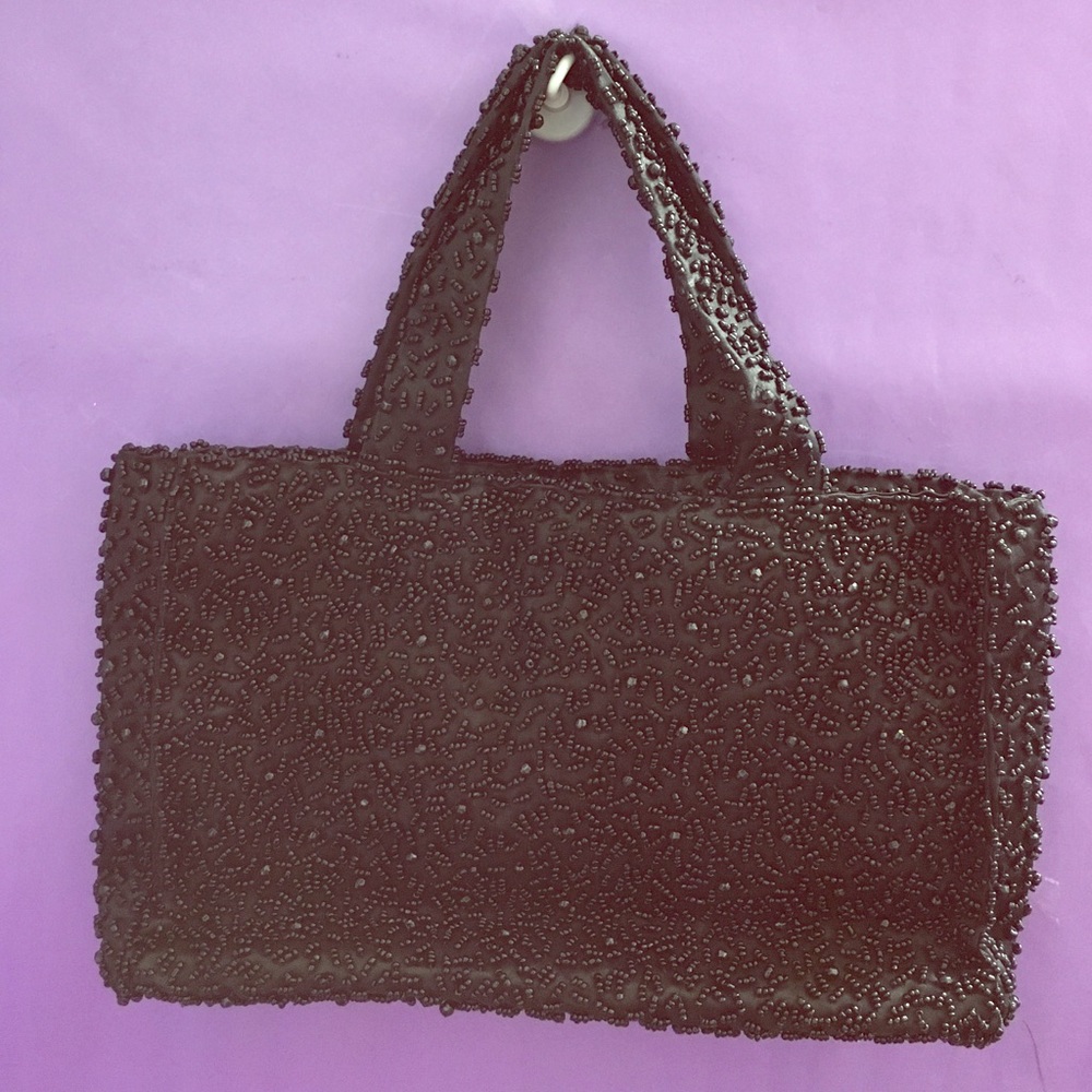 Alexa Crawford beaded evening bag