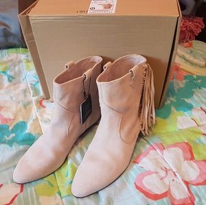 Zara leather ankle boots