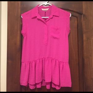 Rebecca Taylor hot pink blouse!