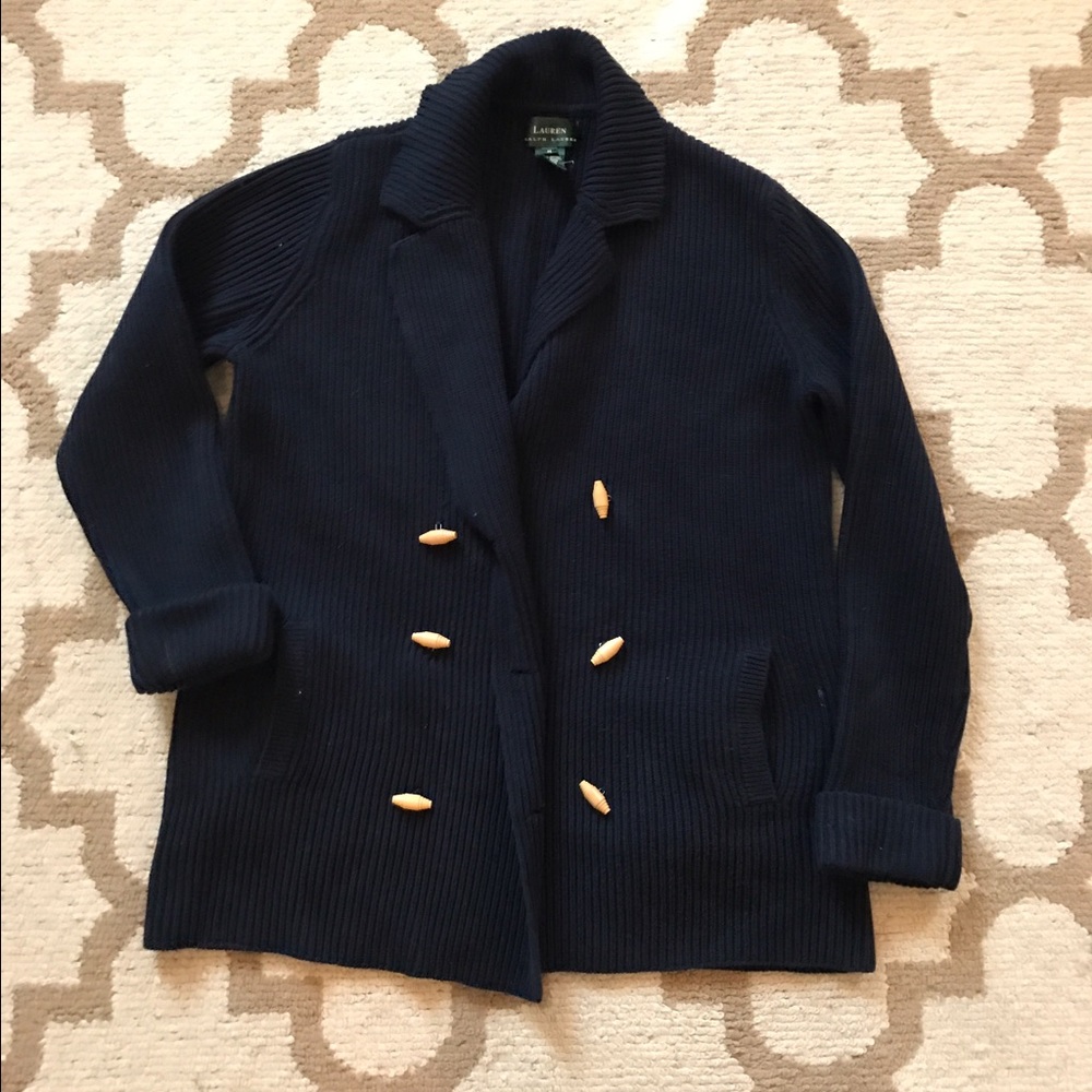 Women's Ralph Lauren sweater coat