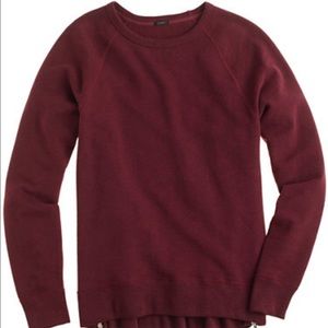 J. Crew Tops - J. Crew Side Zip Tunic Sweatshirt J. Crew Tops - J. Crew Side Zip Tunic Sweatshirt