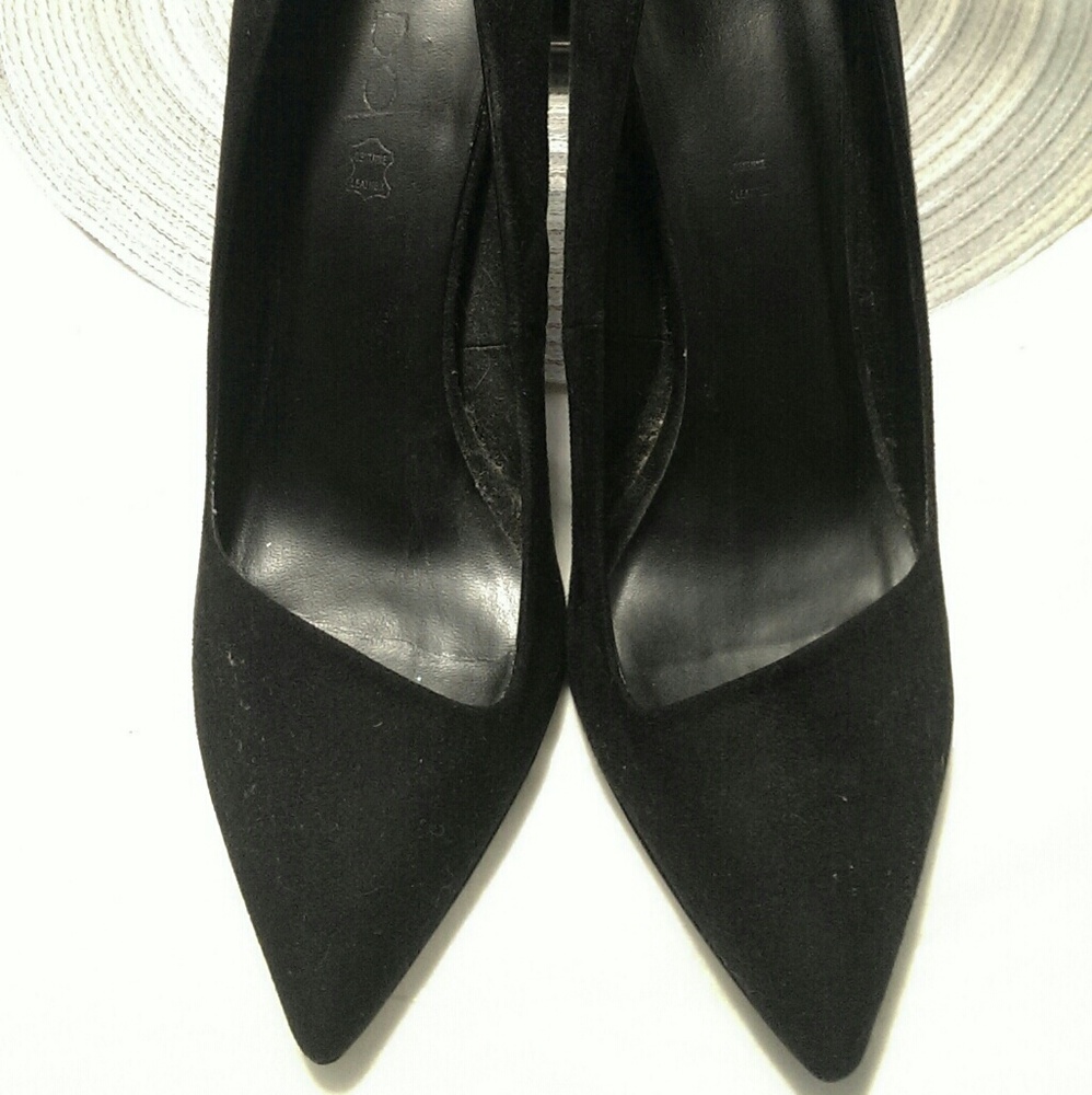 Black Aldo Heels
