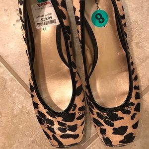 Leopard Satin Bandolino flats 8