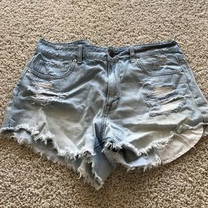American Eagle distressed shorts