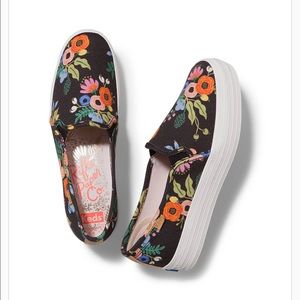Rifle Paper Co+Keds - Triple Decker Slip on :size8