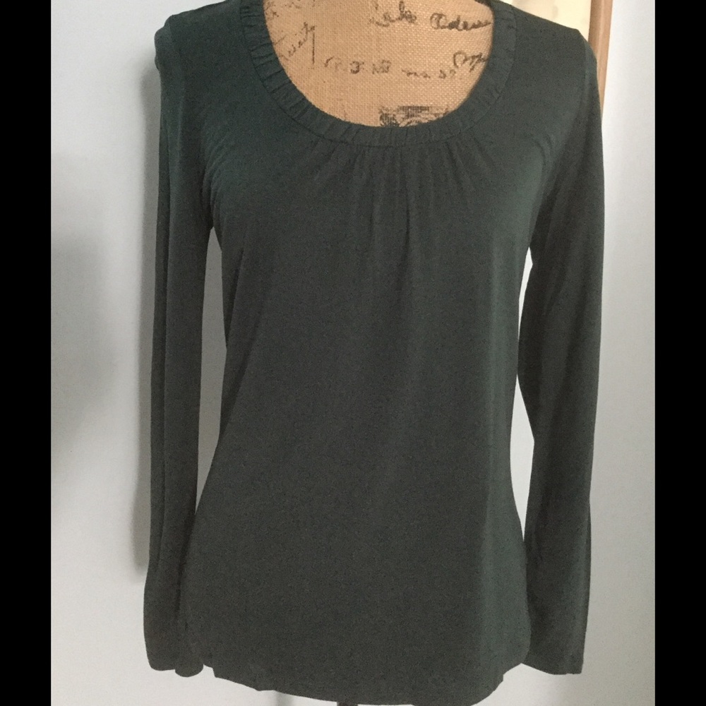 Talbots green top