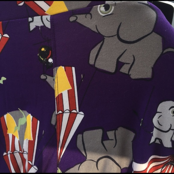 LuLaRoe Pants - Lularoe TC Circus Elephants