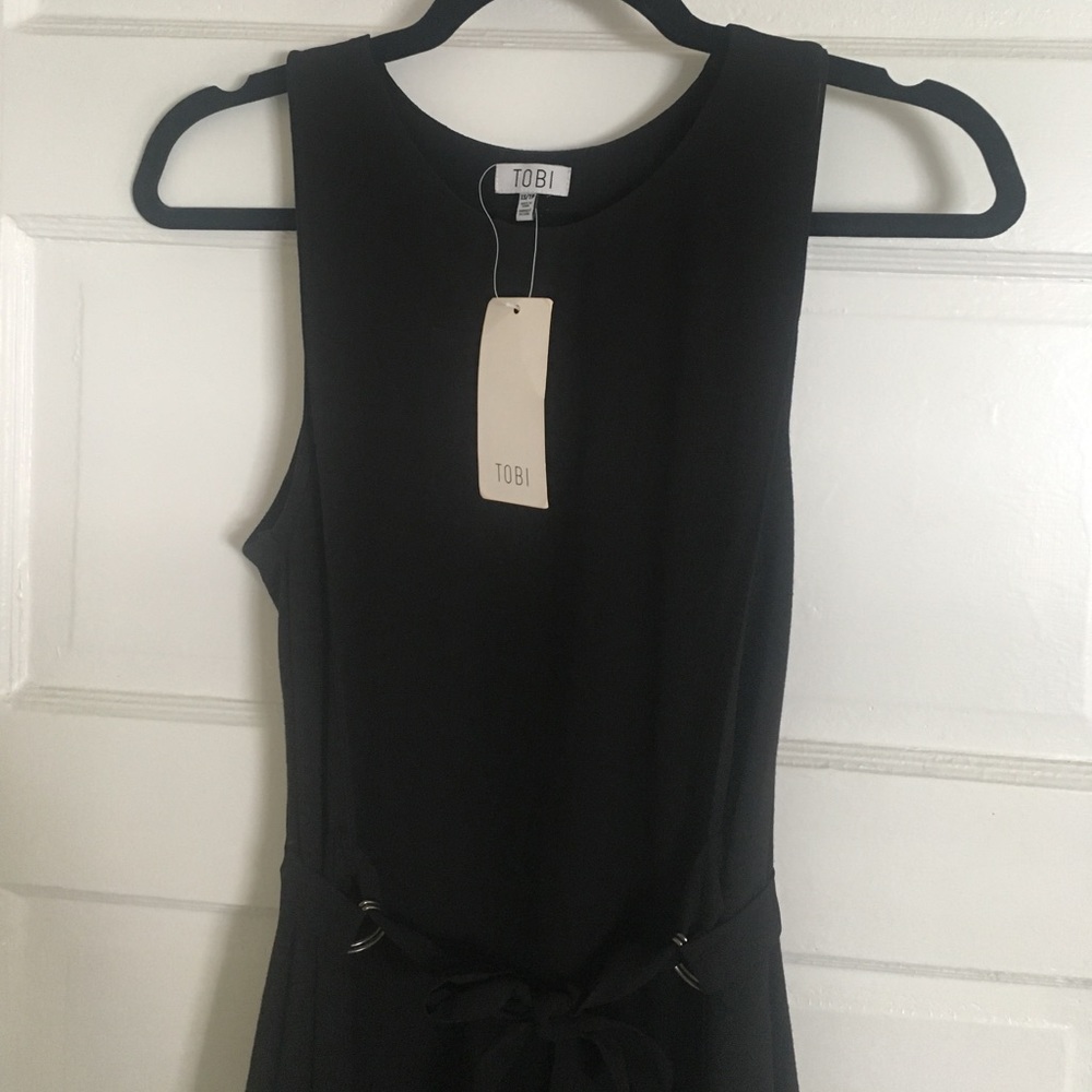 Tobi open sided sheer maxi dress with tags