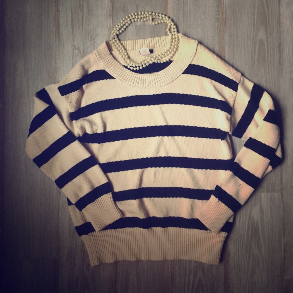 J. Crew striped sweater