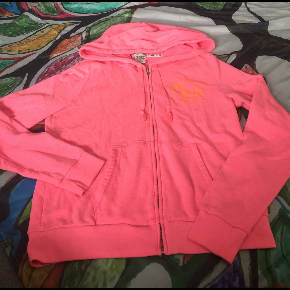 VS PINK zip up sweatshirt