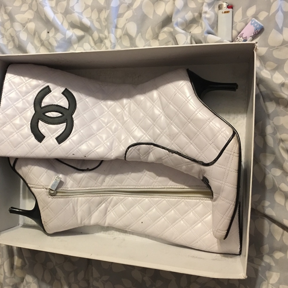 Chanel boots size 8