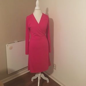 NWT Old Navy pink wrap dress