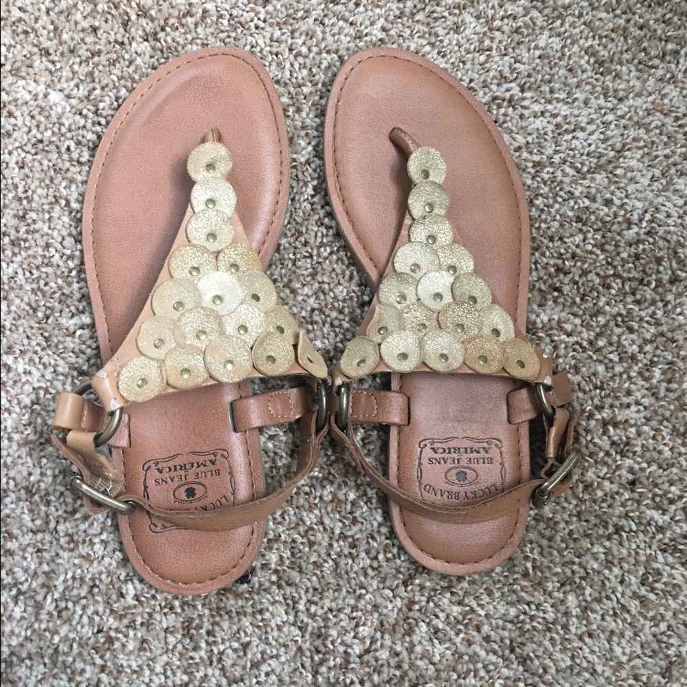 Lucky Brand Leather Sandals