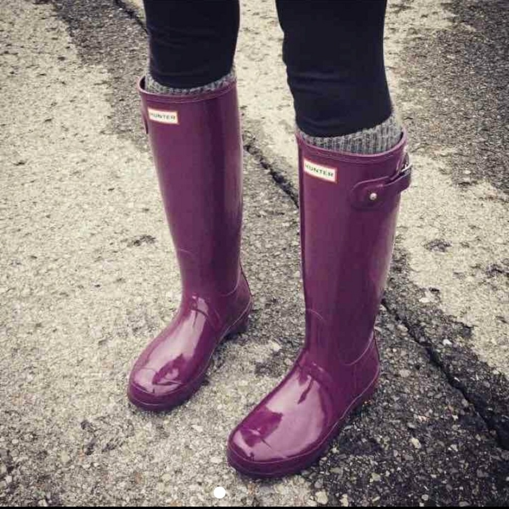 Hunter rain boots
