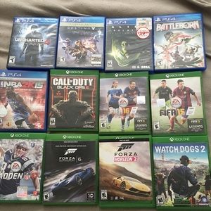 Xbox one & PS4 games