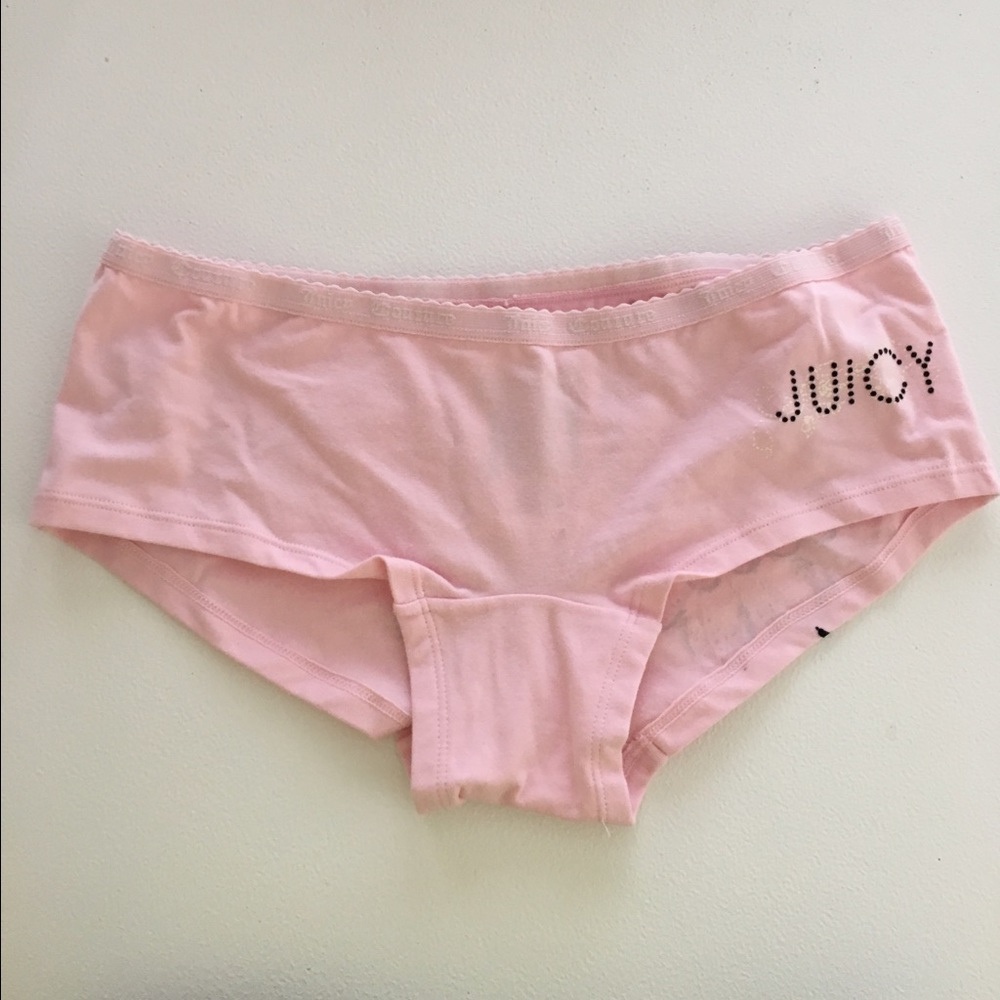 NEW Juicy Couture Pink panty underwear sz Small
