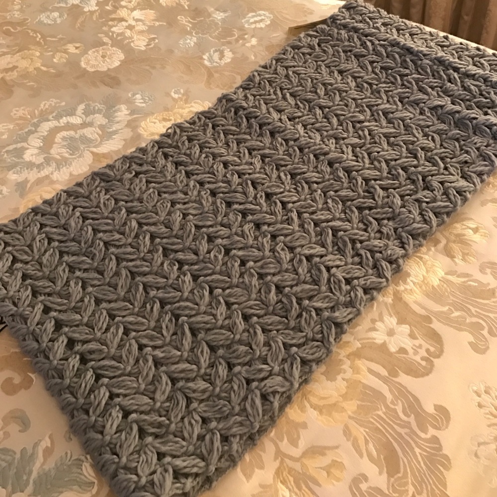 Homespun solid loop Infinity Scarf