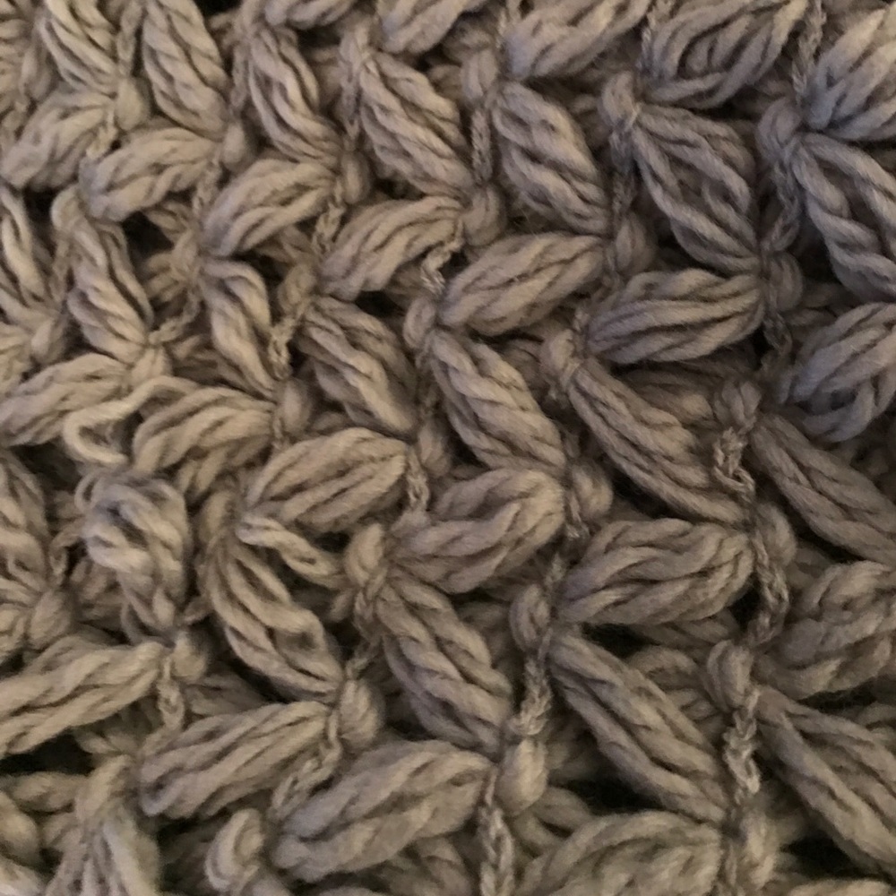 Homespun solid loop Infinity Scarf - Picture 4 of 4