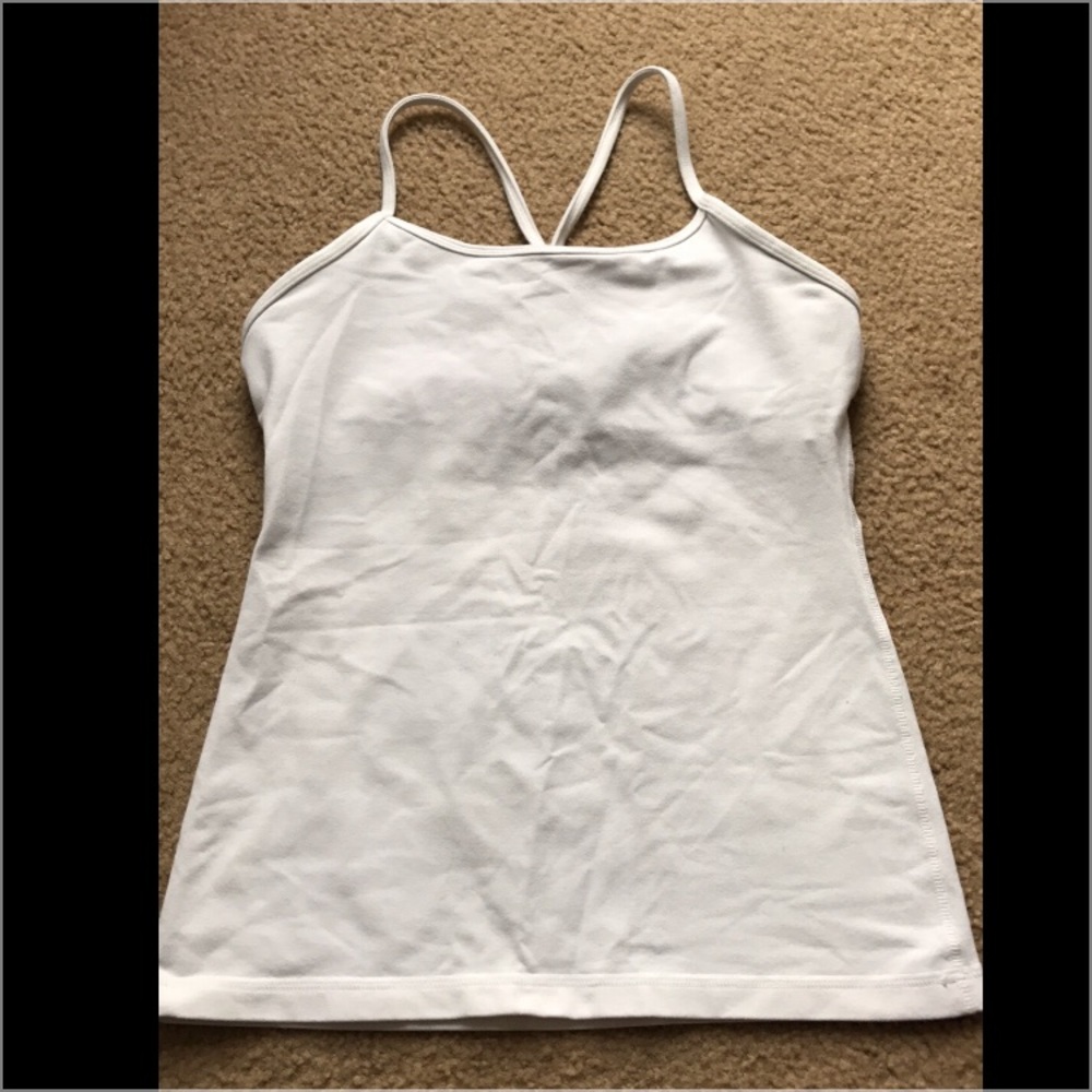 Lululemon power y tank white