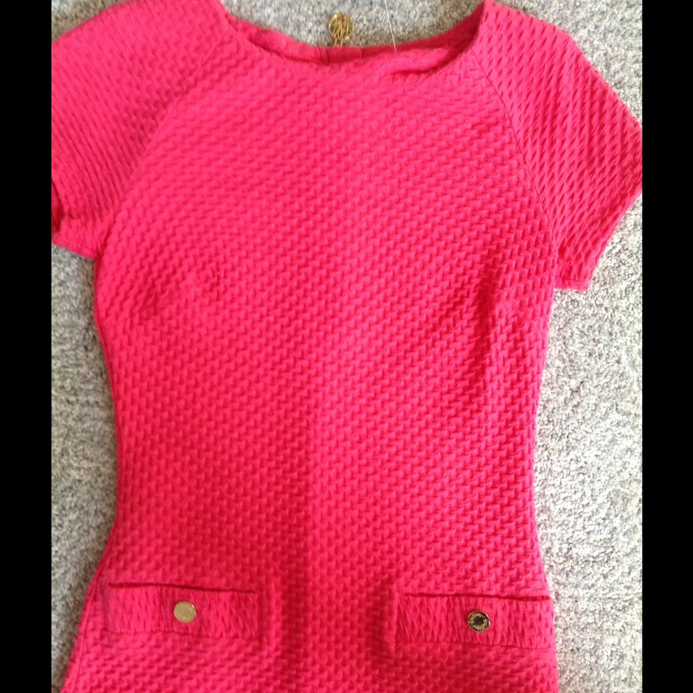 Coral dress