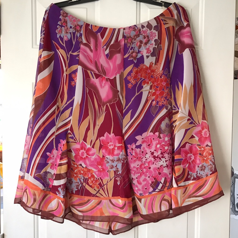 Lane Bryant Floral Skirt