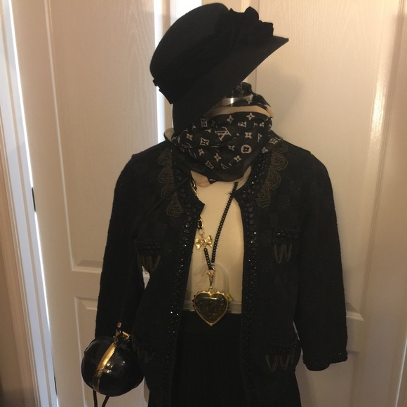 MICHAEL SIMON The BEST! Coolest Cardigan! LOOK! XL - Picture 1 of 8