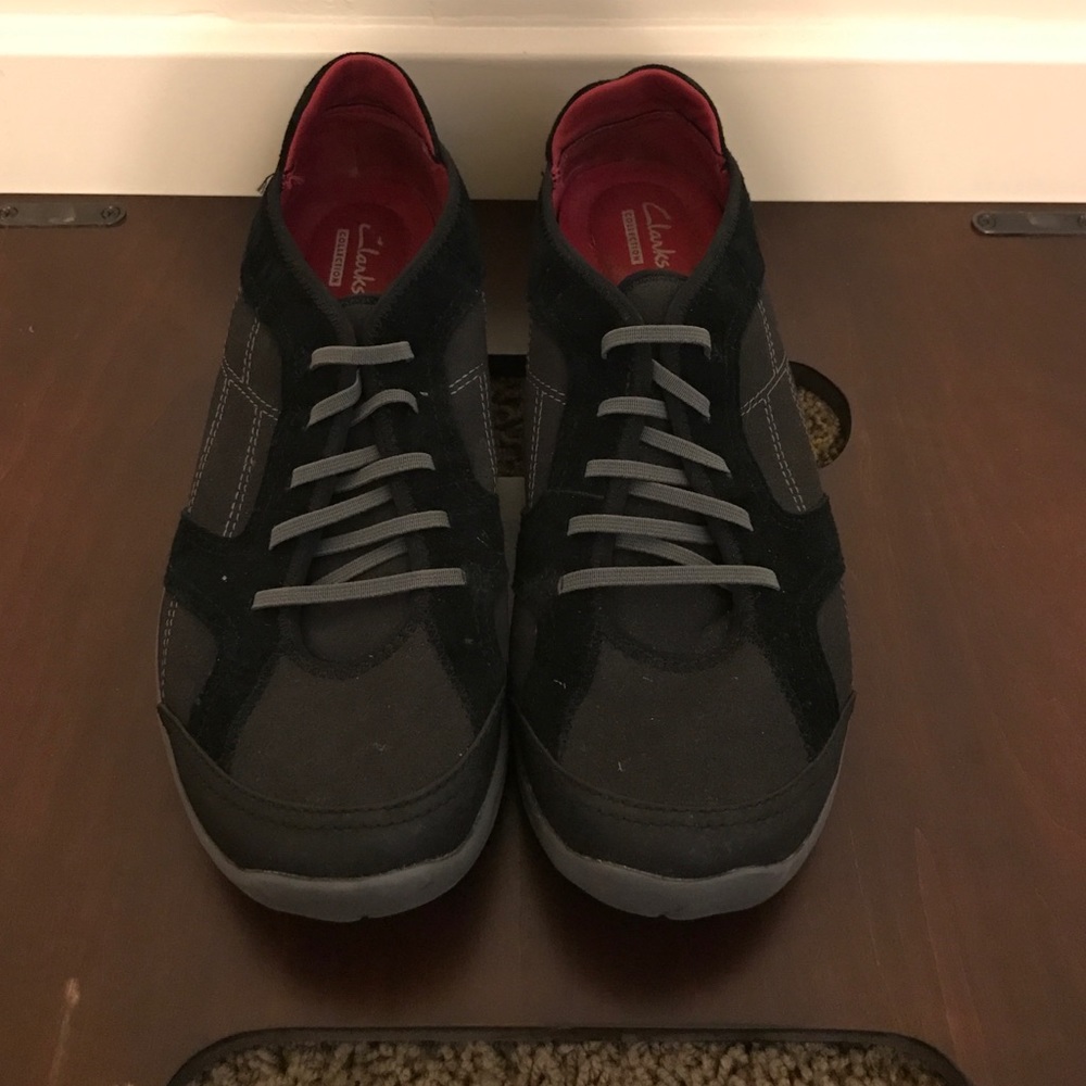 Clarks slip on comfort sneakers