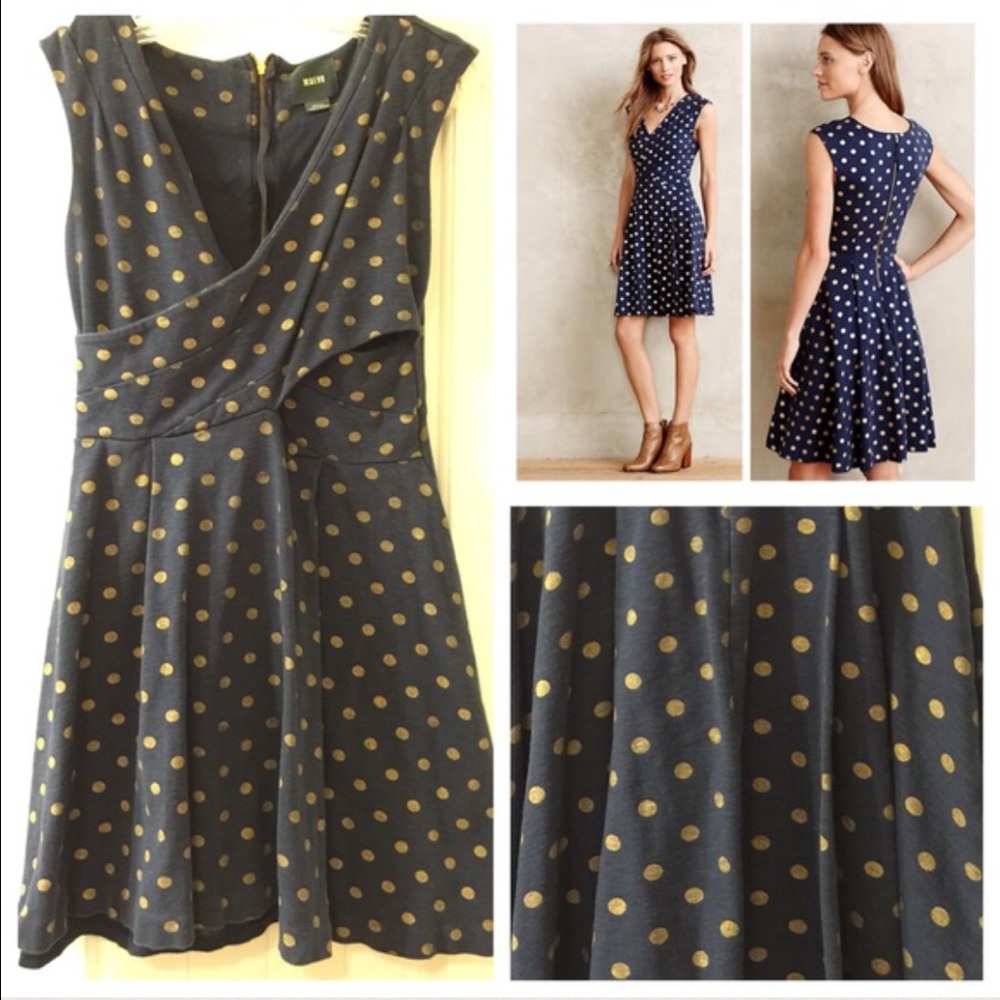 Anthro 'OPHIRA DOT DRESS'