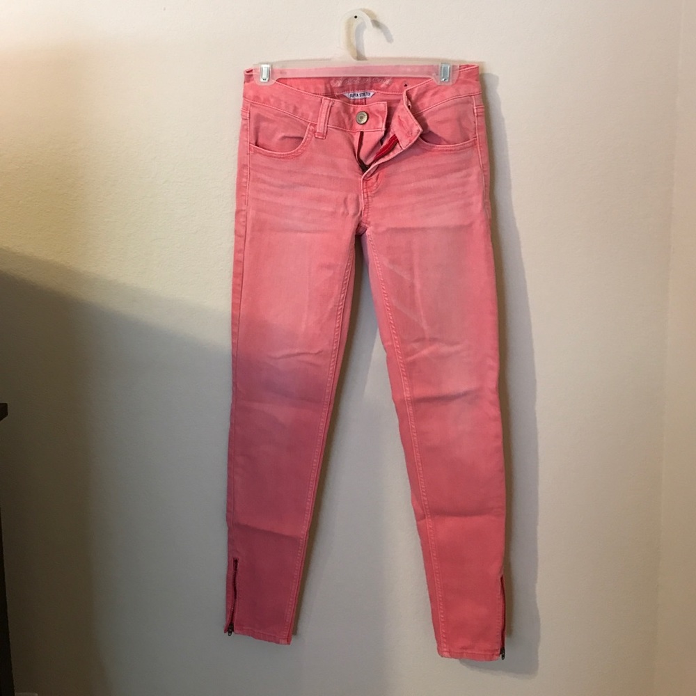 Pink jeggings
