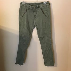 Army green jegging ankle