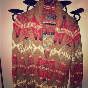 American living knit sweater L