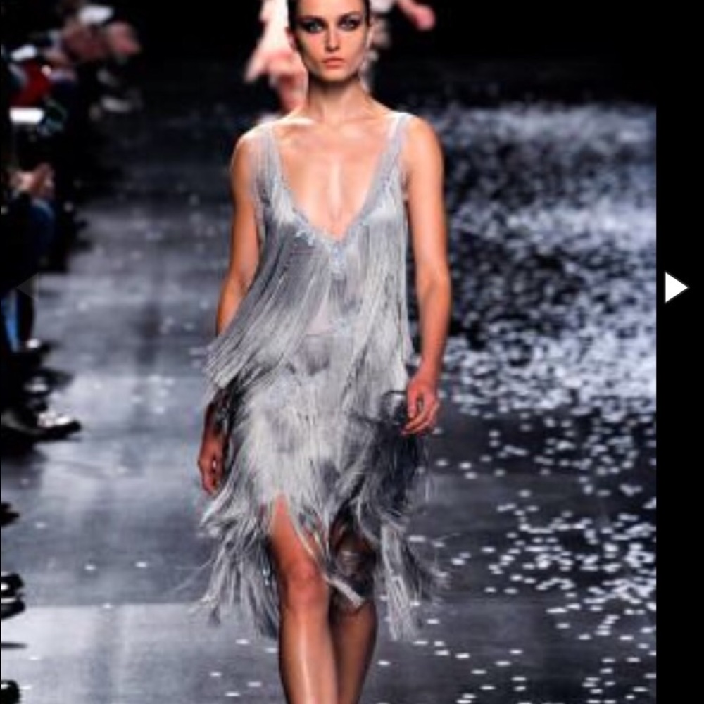 ✨SOLD✨ Haute Hippie  Silk Flapper Dress