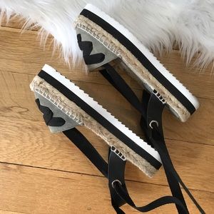 Zara platform espadrilles.