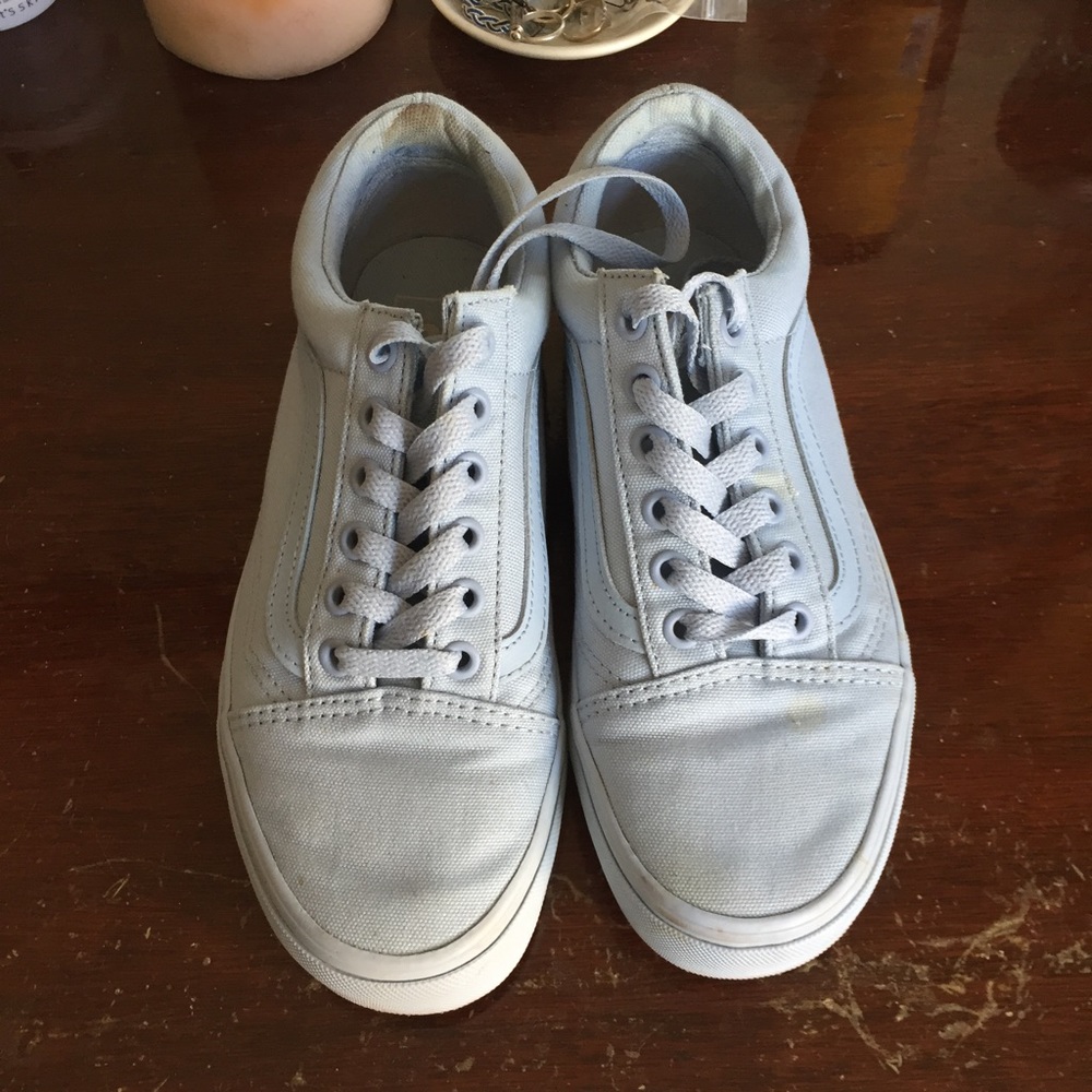 All Blue Mono Old Skool Vans