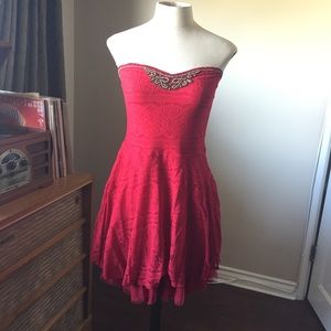 Red Free People dress