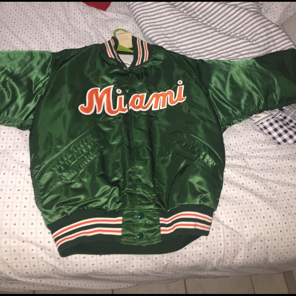 Miami hurricane varsity jacket