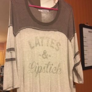 Lattes & Lipsticks Tee