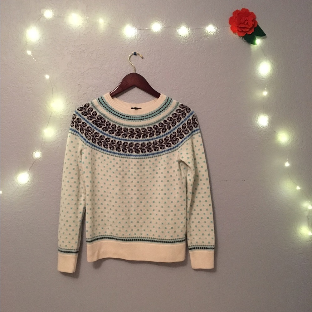 Cozy Fair Isle Talbots Sweater