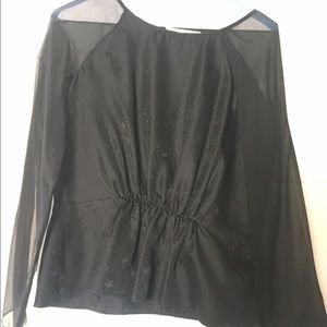 Rebecca Taylor silk/chiffon blouse