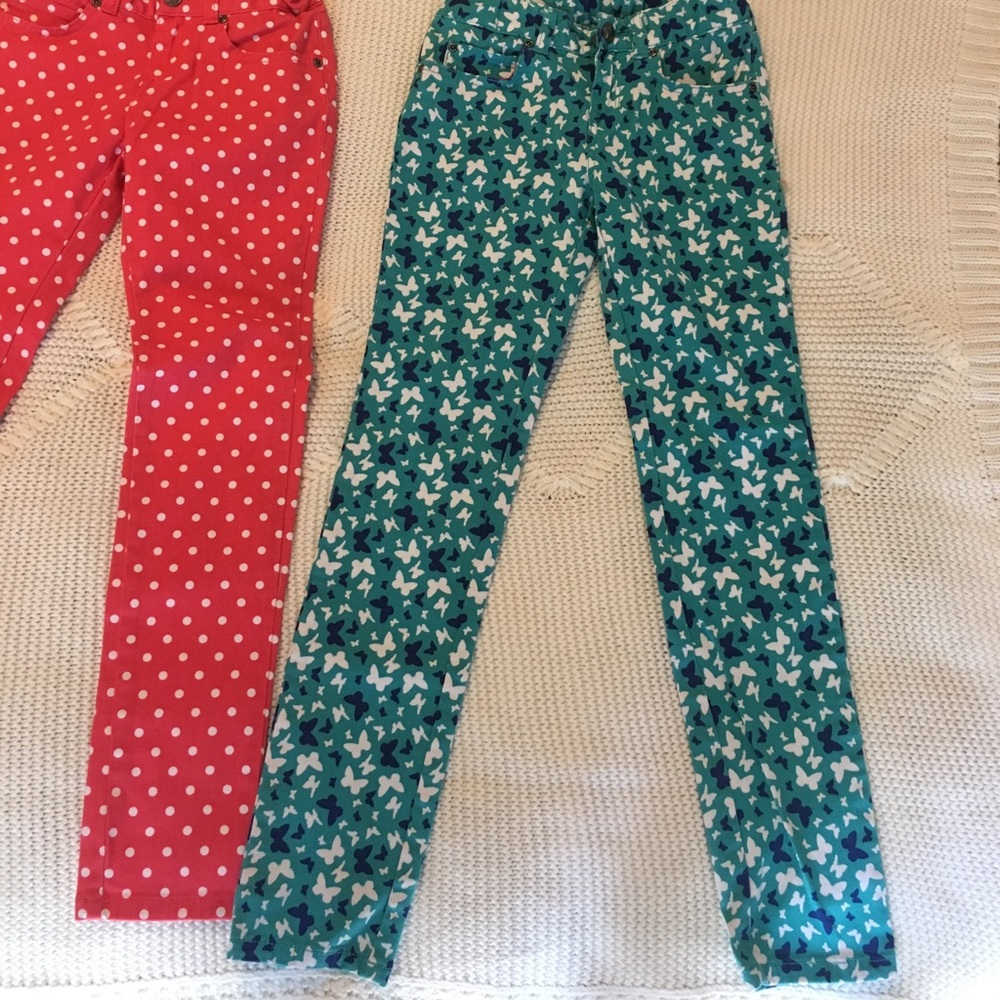 Garnet Hill kids skinny jeans - Picture 3 of 5