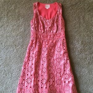 Anthropologie Maeve Dress with cut out daisies