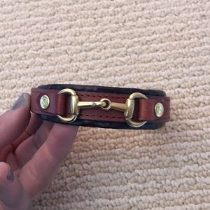 Horse bit bracelet